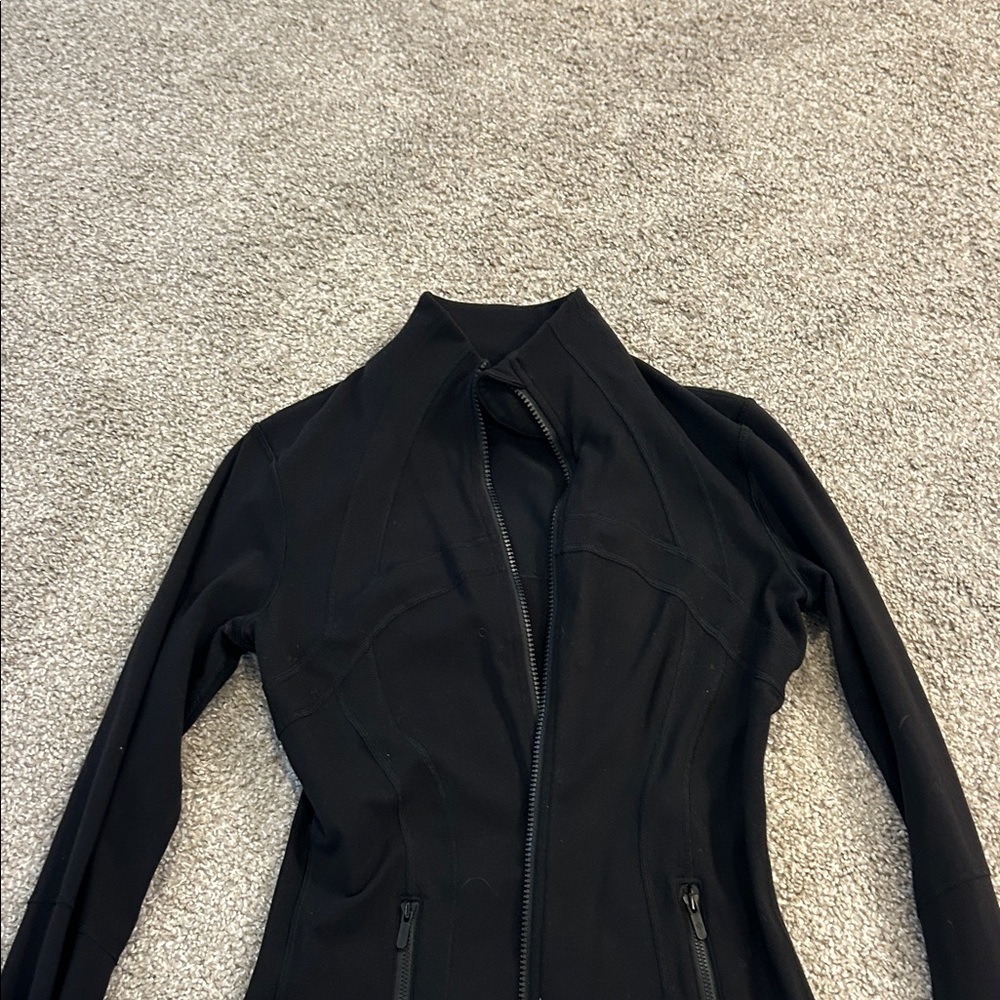lululemon athletica Black Zip-Up Utility Jacket